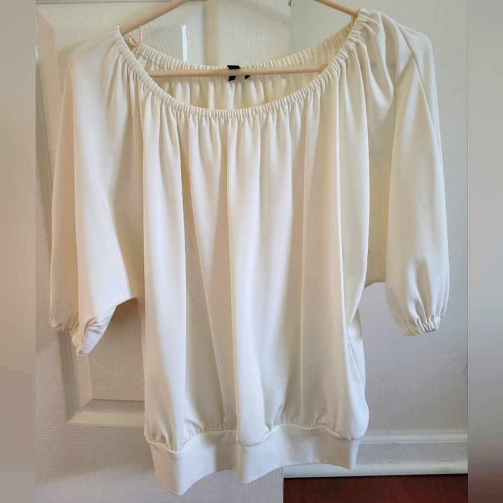 NWOT off white blouse from Express size Small